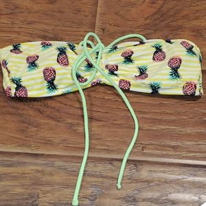 OP pineapple swimsuit top Juniors S